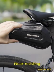 Rockbros B69 Tas Sadel Sepeda 3D Hard Shell Cycling Saddle Tail Bag