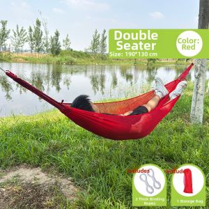 Anti-Rollover Breathable Thick Net Bed Hammock