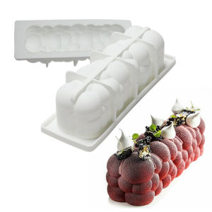 Rectangular Xiangyun Bubble Mousse Silicone Mold French Pastry Cloud Silicone Food Grade Cake Baking Tools