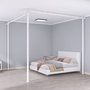 Modern Minimalist Folding Screen Partition Wall Home Use Bedroom Living Room Room Divider Curtains Steel Material Customizable