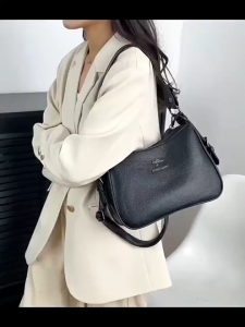 (H2) Kangaroo genuine leather large capacity ladies bag 2025 spring and summer