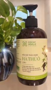 Dầu Gội Thảo Dược Hà Thủ Ô 2in1 Cỏ Cây Hoa Lá 450gr - Giảm Gãy Rụng Dưỡng Tóc Chắc Khỏe