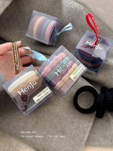 High Elasticity Thickened Colorful Hair Ties for Women Durable No Damage Hair Bands Versatile Hair Rings Rubber Bands Leather Covers