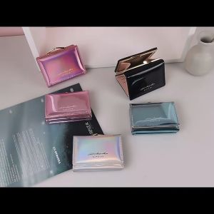 Ví nữ ngắn Hologram đa năng đựng thẻ tiền phiên bản Hàn Quốc_YUMY