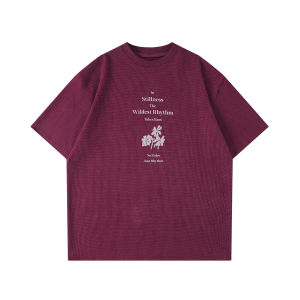 Retro Faded Textured Waffle Graphic Short Sleeve T-shirt