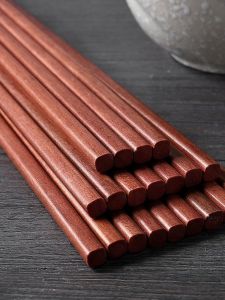 YUANYI | Unpainted Untreated Anti-mold Unchangeable Natural Wood Anti-slip Heat-resistant Food Grade Chinese Chopsticks
