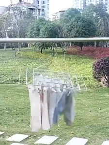 ไม้แขวนสแตนเลส ที่หนีบผ้า แบบโค้ง ไม้แขวน ราวหนีบผ้าสแตนเลส หมุนได้รอบ360องศา ไม้แขวนสแตนเลส จัดส่งที่รวดเร็ว COD