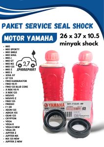 paket murah sil seal oil oli shock sok depan motor fino 125 blue core 2pcs sil sok 2botol oli sok 100ml 26x37x105 murah