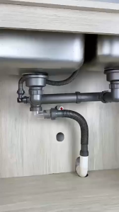 [HÀNG LOẠI I ] Bộ Xiphong Thoát Nước Chậu Rửa Chén Bát [HIỆN ĐẠI] ỐNG THOÁT CỨNG SIÊU TO Lắp Đảo 2 Chiều Trái Phải Loại Có 1 Chống Tràn Ngăn Mùi Chịu Nhiệt Độ Cao -  Tặng Kèm Van Thải Máy Lọc Nước RO