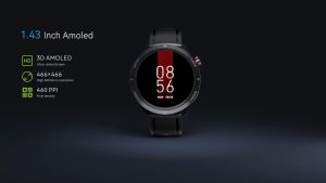 NORTH EDGE MW08 Smartwatch 1.43 Inch AOD  Bluetooth Call Sports Health IP68