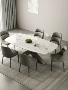 Luxurious Natural Marble Dining Table