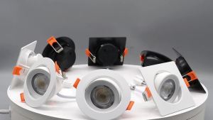 GATETOP | 1-10pcs Led Surface Mounted Spot Downlight CCT 3000/4000/6500K Anti-glare Ceiling Lamp Foldable Spotlights for BedRoom Bathroom