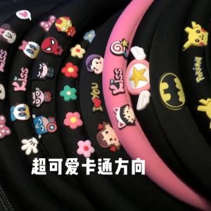 ฝาครอบพวงมาลัยรถยนต์ Universal 15 นิ้ว แบบมีกรอบ ป้องกันน้ำมัน วัสดุพลาสติก สำหรับรถยนต์ทุกประเภท