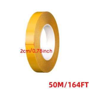 Heat Resistant PET Double Sided Adhesive Tape 0.05mm Thick Transparent No Trace Super Sticky Strong High Temperature Resistance