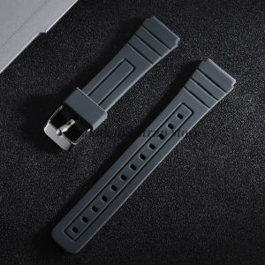 For Casio Watch Band 18mm Silicone Strap for F91W SGW400 F84 W800H F105/108/A158/168 AE1200/1300 Rubber Men Women Sport Bracelet