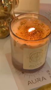 磁天灵招财能量蜡烛Aura Energy Candle 磁天灵Aura Revive Mist30ML 放松心灵Purify magnetic field 聚财gather wealth & energy