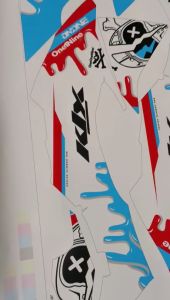 DECAL STICKER MOTOR KLX DTRACKER/KLX BF/KLX GORDON/KLX OLD/CRF 150/WR 155R FULL BODY BEBAS DESAIN
