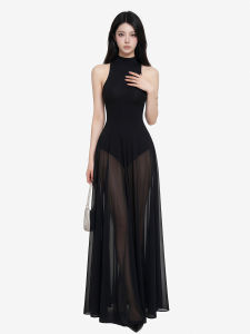 qiaocong | French Aristocratic Style Sleeveless Slimming A-line Dress