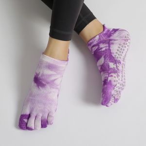 Professional Yoga Socks Five-Finger Pilates Non-Slip Fitness Sports Socks Women Summer Indoor Gymnasium Toe Separating Socks