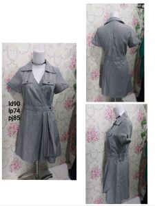 Dress salur abu²