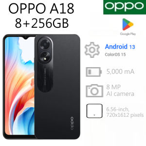 OPPO | 2026 Newest Model OPPO A18 Smartphone 4G Dual Nano-SIM Globally Unlocked 6.56-inch 90Hz Display Helio G85