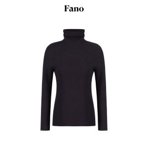 Fano | Áo Thun Cao Cổ Bó Co Dãn Có Gân