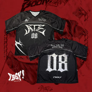 Summer WomenS Korean Version Ybsy Football Jersey T-Shirt V-Neck Loose And Fashionable Street Wear Versatile Sports Casual Top