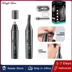 2in1 có thể giặt mũi tông đơ cắt tóc cho nam & phụ nữ chải chuốt râu dụng cụ vệ sinh tai bằng điện máy tỉa lông mày cho mặt cơ thể có thể sạc lại