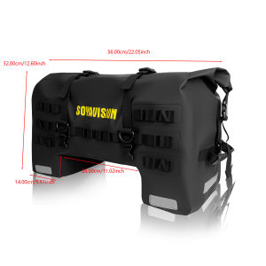 SOYAVISION LOGO 20L 50L 60L 70L 80L Motorcycle Tail Bag Travel Outdoor Dry Luggag side Bag Motorcycle Rear Seat Bag Waterproof