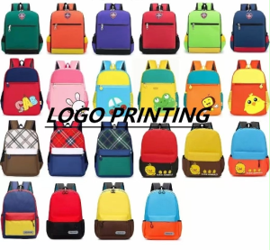 Custom made LOGO customized Backpack bag Kindergarten primary schoolPromotional Item With Your Logo bulk personalized L