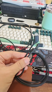 Cáp kết nối kính AR Góc 90° dây mềm 3mm truyền hình ảnh video cho kính AR XREAL Rokid RayNeo Viture