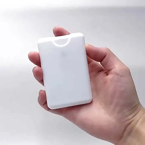 LANGMANNI 20ml square Slim Type Pocket Handy Plastic container empty Spray Perfume Bottle refill for perfume & alcohol