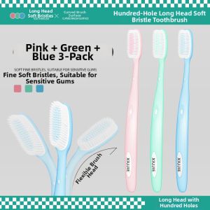 SHOOGE | Flexible Soft Bristle Toothbrush Family Pack
