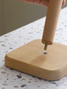 【Hania】Beautiful and durable cup holder of beech wood material