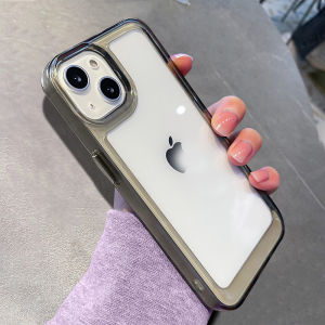 NIWINEE Ốp Điện Thoại Sang Trọng Ống Kính Chống Rơi Tất Cả Trong Một Cho iPhone 7 8 SE 2020 11 11 Pro 11 Pro Max 12 12 Pro 12 Pro Max 13 14 Plus 13 13 Pro 13 Pro Max vỏ Bảo Vệ Chống Trượt Trong Suốt Màu Trắng Vỏ Kính Mica Cặp Đôi Kẹo Nhiều Màu