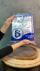 Plastik Vacum Makanan 18x25 Cm / Plastik Vacum Bag Sealer isi 50 Lbr