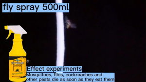 Fly Killer Spray 500mlNon-ToxicOdorlessColorless Insecticide Fast Acting Fly Insect Killer