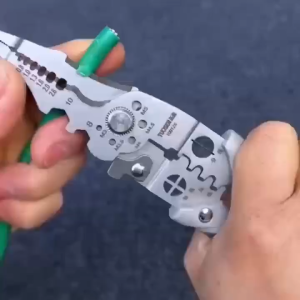 18-In-1 Portable Electrician Multifunctional Electrical Measurement Foldable Plier Stripper Crimping