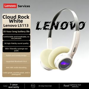 Lenovo | Noise Cancelling Bluetooth Headphones High-Quality Sound Gaming Headset with Microphone