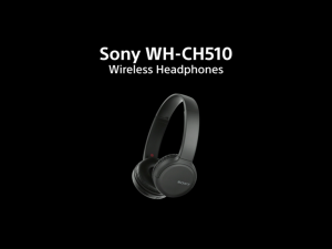 Sony WH-CH510 Wireless Bluetooth On-Ear Headphones - 35H Battery Lightweight Clear Sound for Music & Calls