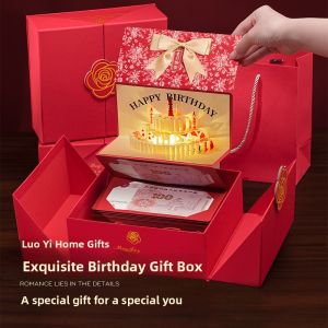 LORiCA | Birthday Gift Creative Musical Red Envelope Box