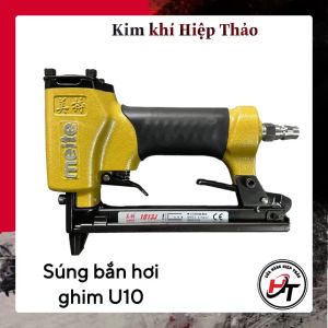 Súng bắn ghim gỗ 1013 Meite bằng hơi đinh chữ U chuyên bắn yên xe máy SBG-1013-MT