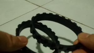 Lốp bánh xe hút bụi iRobot Roomba và máy quét Xiaomi đường kính 70mm rộng 15mm.