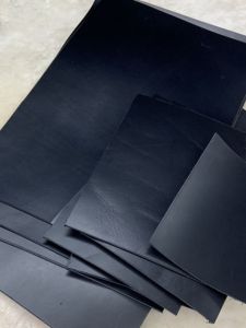 Black Brown Oil Wax Leather Hand Practice Leather Leather Top Layer Cowhide Handmade DIY Defective Leather Thickness 2mm Blype