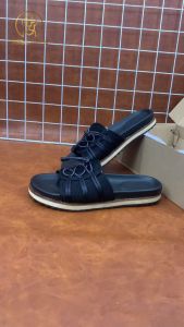 BLZ BENJAMIN - SANDAL PRIA FOOTBED CLASSIC - SENDAL SLOP SUEDE KASUAL - VINTAGE SLIDE FLIP FLOP