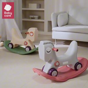 BabyCare ม้าโยกเด็ก ม้าโยก 3 in 1 ใช้งานได้ 3 แบบ