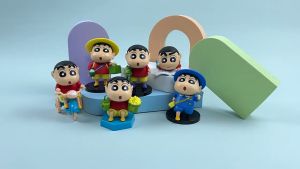 Set 6 mô hình SHIN cậu bé bút chì siêu cute M1 - 2024