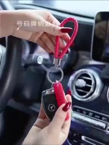 Gantungan Kunci Plat No HP Keychain Kunci Motor Mobil Buckle Tali Tag