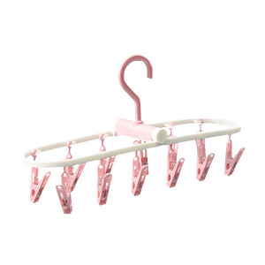 กิ๊บตากางเกงผ้าไนลอนแบบพับได้ กิ๊บตากางเกงแบบหมุนได้ ป้องกันลม สำหรับหอพักนักเรียน ใช้สำหรับอบเชยและเสื้อชั้นใน