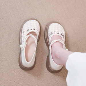 DINGMUYI | Platform Heel Increase Light Breathable Women Sandals 9CM